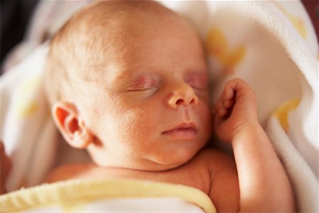 premature - Portrait of Sleeping Newborn Baby Stock Photo - Premium Royalty-Free, Code: 600-01260332