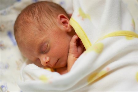 simsearch:600-01260332,k - Portrait of Sleeping Newborn Baby Stock Photo - Premium Royalty-Free, Code: 600-01260333