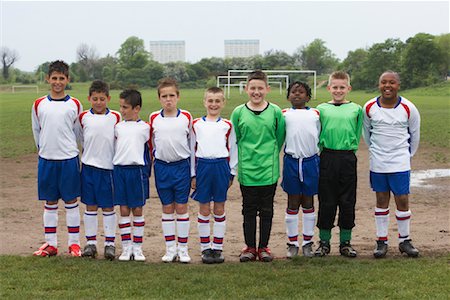 Portrait of Soccer Team Stock Photo - Premium Royalty-Free, Code: 600-01374786