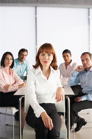 simsearch:600-01464382,k - Portrait of Business People in Boardroom Stock Photo - Premium Royalty-Free, Code: 600-01464485