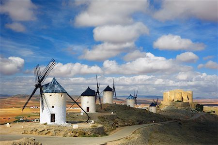 daryl benson landscape - Castilla La Mancha, Consuegra, Spain Stock Photo - Premium Royalty-Free, Code: 600-01464617