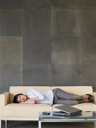 simsearch:700-00522867,k - Businesswoman Napping Stock Photo - Premium Royalty-Free, Code: 600-01540573