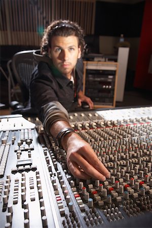 Technician in Recording Studio Stock Photo - Premium Royalty-Free, Code: 600-01540787