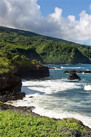 Hana, Maui, Hawaii, USA Foto de stock - Sin royalties Premium, Código: 600-01585956