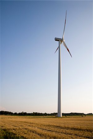 simsearch:600-08169205,k - Wind Turbine in Field Stock Photo - Premium Royalty-Free, Code: 600-01586200