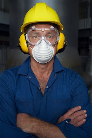 simsearch:700-00092284,k - Worker Wearing Protective Gear Stock Photo - Premium Royalty-Free, Code: 600-01582073