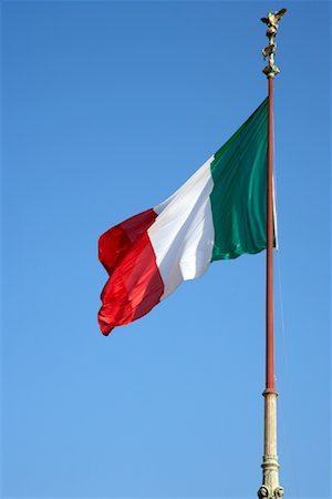 Italian Flag Stock Photo - Premium Royalty-Free, Code: 600-01595838