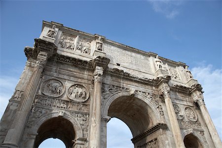 Arch of Constantine, Rome, Italy Stock Photo - Premium Royalty-Free, Code: 600-01596114