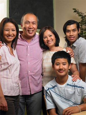 simsearch:600-01072271,k - Portrait of Family Stock Photo - Premium Royalty-Free, Code: 600-01593562