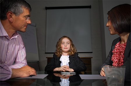 supervising - Girl in Business Meeting Stock Photo - Premium Royalty-Free, Code: 600-01606437
