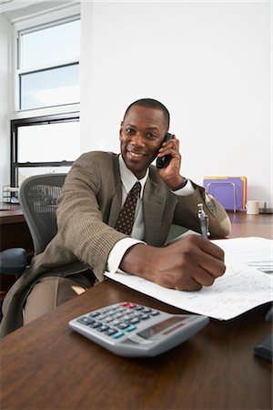 Businessman at Desk Stock Photo - Premium Royalty-Free, Code: 600-01614992