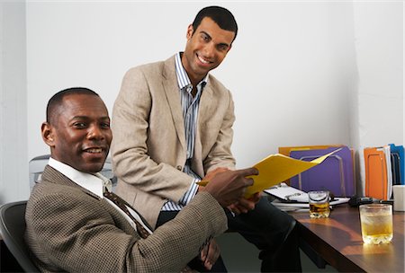 Businessmen at Desk Stock Photo - Premium Royalty-Free, Code: 600-01615003