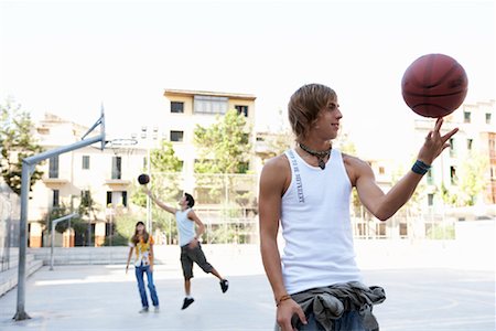 Teenagers Outdoors Stock Photo - Premium Royalty-Free, Code: 600-01616459