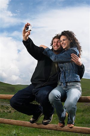 simsearch:700-00515032,k - Couple Taking Self Portrait Stock Photo - Premium Royalty-Free, Code: 600-01616919