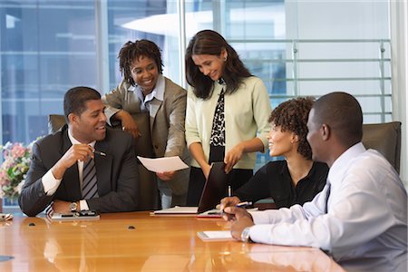 pictures of black people in boardroom meeting - Business People in Meeting Stock Photo - Premium Royalty-Free, Code: 600-01613808