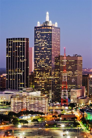 Dallas+texas+skyline+at+night