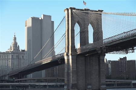 simsearch:600-03738427,k - Brooklyn Bridge, NYC, New York, USA Foto de stock - Sin royalties Premium, Código: 600-01644748