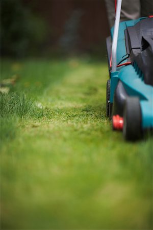 Mowing the Lawn Stock Photo - Premium Royalty-Free, Code: 600-01644890