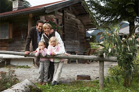 Portrait of Family Foto de stock - Sin royalties Premium, Código: 600-01645010