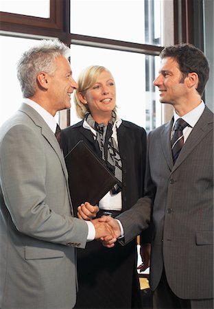 simsearch:600-01464382,k - Business People Shaking Hands Stock Photo - Premium Royalty-Free, Code: 600-01695536