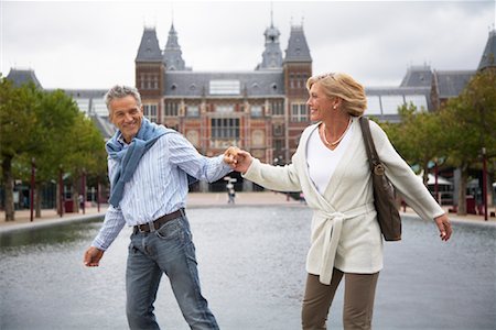 dutch ethnicity - Couple at Rijksmuseum, Amsterdam, Netherlands Stock Photo - Premium Royalty-Free, Code: 600-01716164