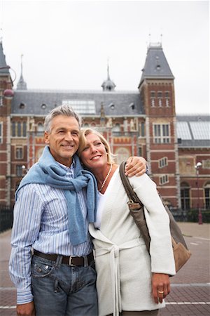 dutch ethnicity - Couple at Rijksmuseum, Amsterdam, Netherlands Stock Photo - Premium Royalty-Free, Code: 600-01716169
