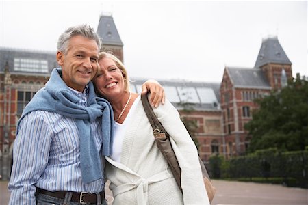 dutch ethnicity - Couple at Rijksmuseum, Amsterdam, Netherlands Stock Photo - Premium Royalty-Free, Code: 600-01716170