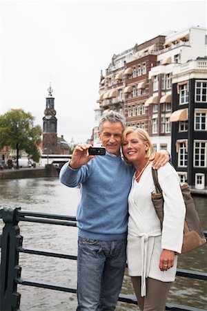 dutch ethnicity - Couple Taking Photo of Themselves Amsterdam, Netherlands Stock Photo - Premium Royalty-Free, Code: 600-01716171