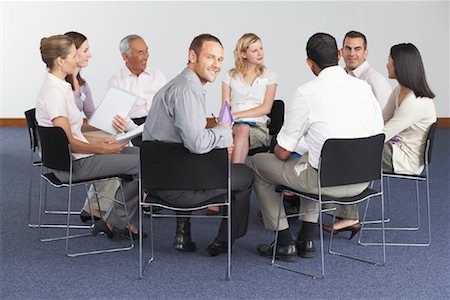 simsearch:700-01459197,k - Business Meeting Stock Photo - Premium Royalty-Free, Code: 600-01716358