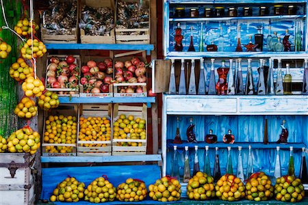 Fruit Stand Near Komin, Croatia Stock Photo - Premium Royalty-Free, Code: 600-01717558