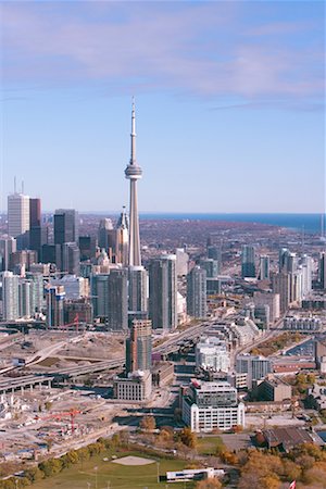 Overview of Downtown Toronto, Ontario, Canada Stock Photo - Premium Royalty-Free, Code: 600-01787504