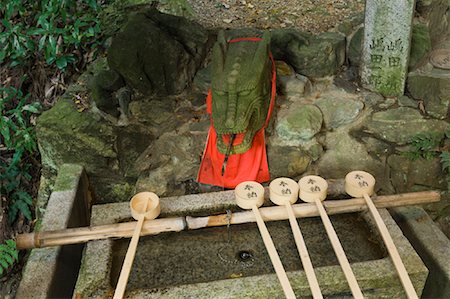 spring (body of water) - Fountain, Fushmi Inari Taisha Shrine, Kyoto, Kansai, Honshu, Japan Stock Photo - Premium Royalty-Free, Code: 600-01787894