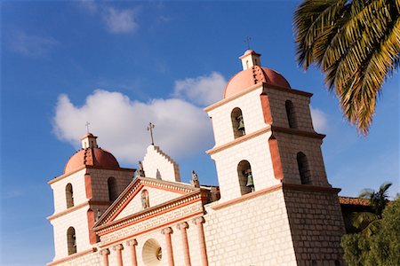 simsearch:700-03644867,k - Santa Barbara Mission, Santa Barbara, California, USA Stock Photo - Premium Royalty-Free, Code: 600-01788778