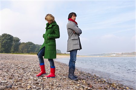 Couple on the Beach Stock Photo - Premium Royalty-Free, Code: 600-01827065