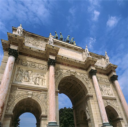 simsearch:600-01541042,k - Arc de Triomphe du Carrousel, Paris, France Stock Photo - Premium Royalty-Free, Code: 600-01838147