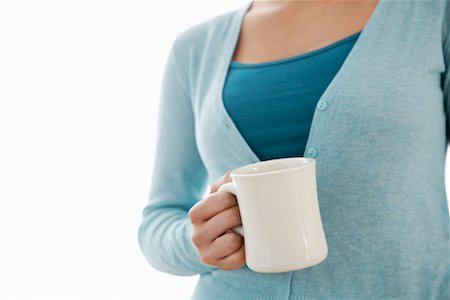 Portrait of Woman with Coffee Cup Stock Photo - Premium Royalty-Free, Code: 600-01838325