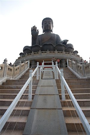 Tian Tan Buddha, Po Lin Monastery Ngong Ping, Lantau Island, Hong Kong, China Stock Photo - Premium Royalty-Free, Code: 600-01879063