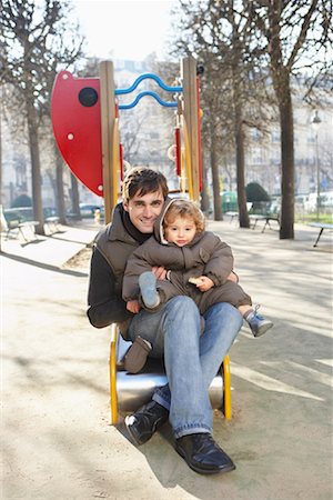 simsearch:700-06758135,k - Father and Son at Playground, Paris, France Stock Photo - Premium Royalty-Free, Code: 600-01956003