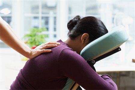 Woman Receiving Massage Stock Photo - Premium Royalty-Free, Code: 600-01956102