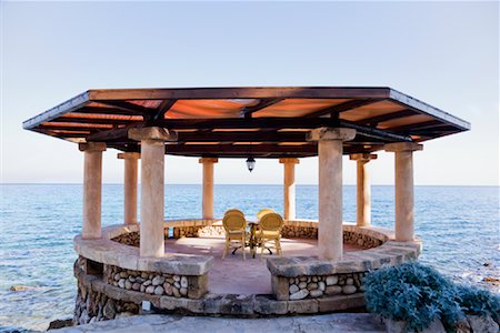 exclusive (private) - Gazebo by the Ocean, Mallorca, Spain Stock Photo - Premium Royalty-Free, Code: 600-02010145