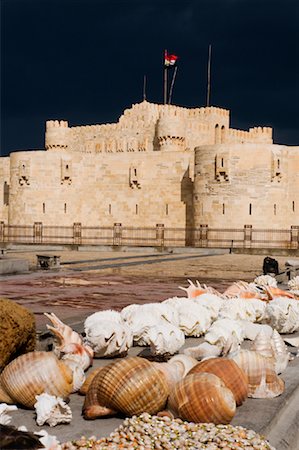 Fort of Qaitbay, Alexandria, Egypt Foto de stock - Sin royalties Premium, Código: 600-02033804