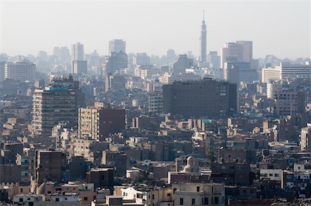 View of City from Cairo Citadel, Cairo, Egypt Stock Photo - Premium Royalty-Free, Code: 600-02033833