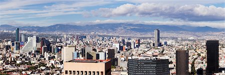 Overview of Mexico City, Mexico Stock Photo - Premium Royalty-Free, Code: 600-02045997