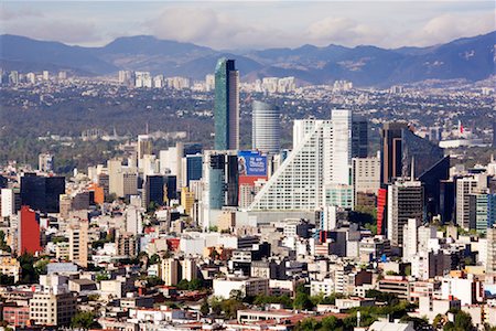 Overview of Mexico City, Mexico Stock Photo - Premium Royalty-Free, Code: 600-02045998