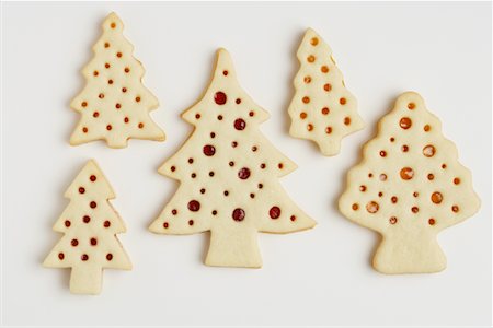 simsearch:600-01838228,k - Christmas Shortbread Cookies Stock Photo - Premium Royalty-Free, Code: 600-02046230