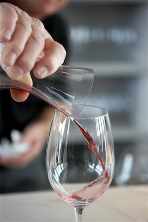 simsearch:600-01646509,k - Pouring Wine Into Glass Stock Photo - Premium Royalty-Free, Code: 600-02046480