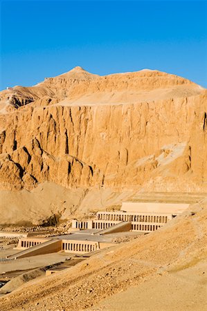 Temple of Hatshepsut, Deir el-Bahri, West Bank, Luxor, Egypt Stock Photo - Premium Royalty-Free, Code: 600-02046696