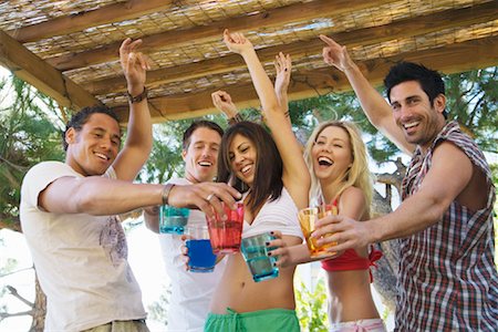 picture of woman dancing on bar - People at a Party Stock Photo - Premium Royalty-Free, Code: 600-02046884