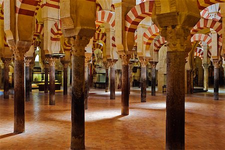 Moorish Arches and Columns, Mezquita, Cordoba, Andalucia, Spain Stock Photo - Premium Royalty-Free, Code: 600-02056809