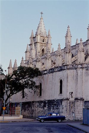 simsearch:600-01606409,k - Iglesia del Santo Angel Custodio, la Havane, Cuba Photographie de stock - Premium Libres de Droits, Code: 600-02121286